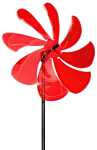 Elliot Lichtzauber Windrad 25 cm rot mit 100 cm Stab