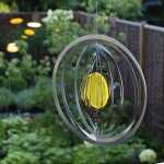 Elliot EDELSTAHL-KREIS mit Lichtzauber, klein, rot