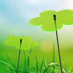 Elliot Lichtzauber Blume Magic 30 cm grün