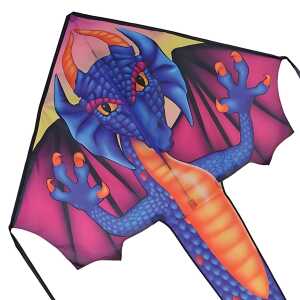 Elliot Large Easy Flyer Kite - Saphire Dragon