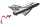 Elliot Drachen WindNSun 3D Space Shuttle Polyestertuch Druck