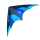 Elliot Drachen Delta Sport 168 x 77 cm blau/schwarz rtf