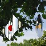 Elliot Windspiel Edelst. Lichtzaub Quadrat 30cmx34cm orange