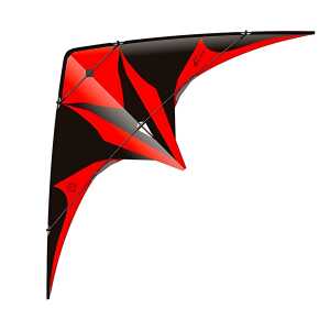 Elliot Drachen Slide 205 x 90 schwarz/rot rtf