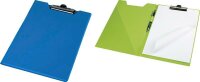 Klemmbrettmappe A4 PVC-Folie leinengeprägt farbig blau