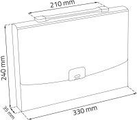 Fächermappe A4 13 Fächer rosa