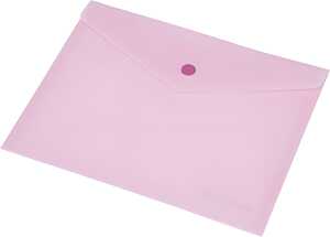 Dokumentenhülle A5 mit Druckknopf pastellrosa