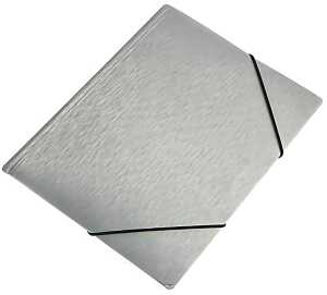 Gummizugmappe A4 silber 5902156026710