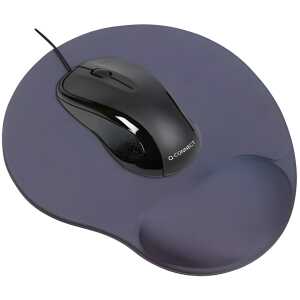 Q-Connect Gel-Mousepad - schwarz
