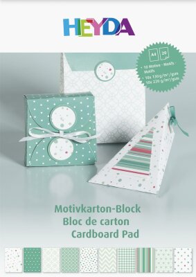 HEYDA 204712103 Motivkarton-Block A4 mint