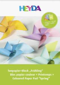 Tonpapier-Block Frühling A4 4005329142697