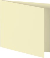 HEYDA 211427004 Doppelkarte Quadrat 135 x 135 mm champagner