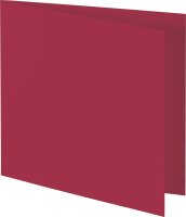 HEYDA 211427020 Doppelkarte Quadrat 135 x 135 mm rot