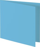 HEYDA 211427053 Doppelkarte Quadrat 135 x 135 mm azurblau