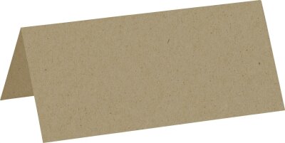 HEYDA 211437064 Tischkarte 100 x 45 mm natur