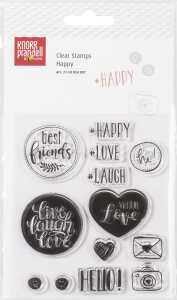 KNORR PRANDELL 2118834007 Stempelmotiv Clear Stamp Happy transparent