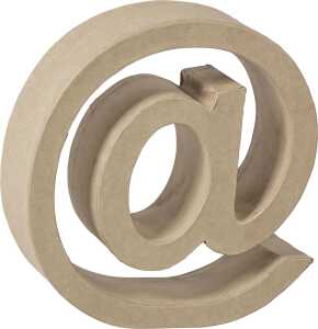 KNORR PRANDELL Papp-Buchstabe 3D @ 175 x 18 x 55 cm Pappe natur