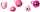KNORR PRANDELL 218608024 Glöckchen-Mix Ø 11 15 mm Metall rosa pink