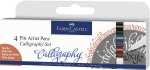 Faber Castell Tuschestift Pitt Artist Pen C 4er-Set Standard