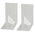 WEDO Buchstütze Metall schmal lgrau