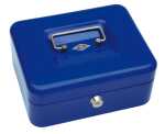 WEDO Geldkassette Gr.2 bl 20,0x16,0x9,0cm mit Clip