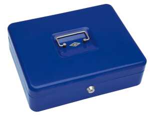 WEDO Geldkassette Gr.4 bl 30,0x24,0x9,0cm mit Clip