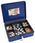 WEDO Geldkassette Gr.4 bl 30,0x24,0x9,0cm mit Clip