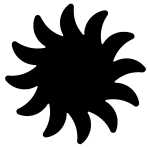 WEDO Motivlocher klein Sonne 4003801797090