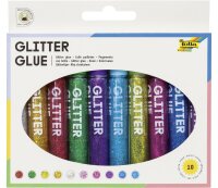 Wedo Klebestift Glitter Glue 10er Set