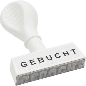 WEDO Stempel Text Gebucht 4003801005812