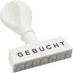 WEDO Stempel Text Gebucht 4003801005812