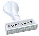 WEDO Stempel Text Duplikat 4003801005843