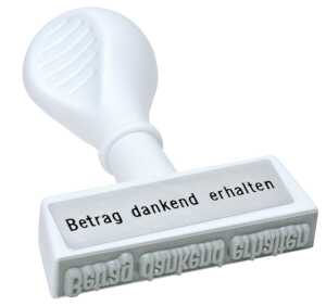WEDO Stempel Text Betr. dank. 4003801006031