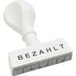 WEDO Stempel Text Bezahlt 4003801006055