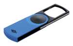 WEDO® Lupe SWING-IT 3-fach 5 x 1,3 x 11,2 cm (B x H x T) CR2016 blau