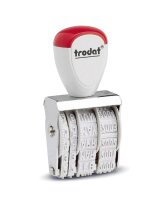 Trodat Stempel Datum in Buchst. Trodat 1000 3x18mm SB