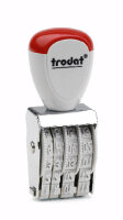 Trodat Stempel Datum in Zahlen Trodat 1014 4x17mm