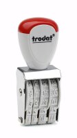 Trodat Stempel Datum in Zahlen Trodat 1014 4x17mm