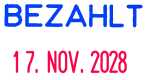 WEDO Stempel Printy Bezahlt 92399766490