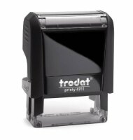 Trodat Stempel Printy m.G. sw Trodat 4911 4-zeilig