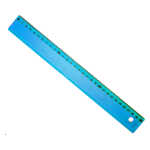 WEDO Lineal 30cm f.sort 4064900006742