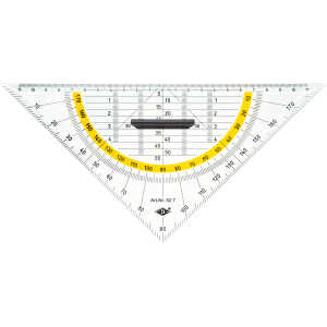 WEDO Geometrie-Dreieck m.Griff groß