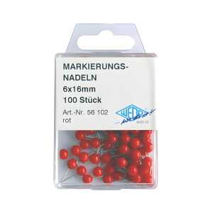 WEDO Nadeln 6x16mm rt 4003801031910