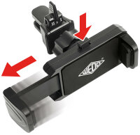 Wedo Smartphone Halter Clip-it+ sw für KFZ mit Klemmhalter