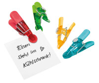 Wedo Magnetklemmer-Set Glossy 4 Stück f.sortiert