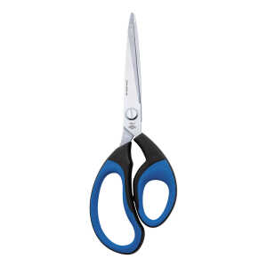 Universalschere Soft Cut 210mm RH+LH Edelstahl schwarz/blau