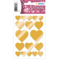 Herma DECOR Sticker HERZEN GOLD