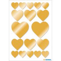 Herma DECOR Sticker HERZEN GOLD