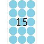 HERMA Markierungspunkt 32mm Papier blau 480 Etik./Pack.