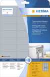Herma Etiketten Typenschild stark 63,5 x 29,6 mm silber...